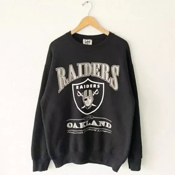Vintage Oakland Raiders Crewneck Unisex Sweatshirt, Las Vegas Raiders NFL Shirt - Picture 1 of 2